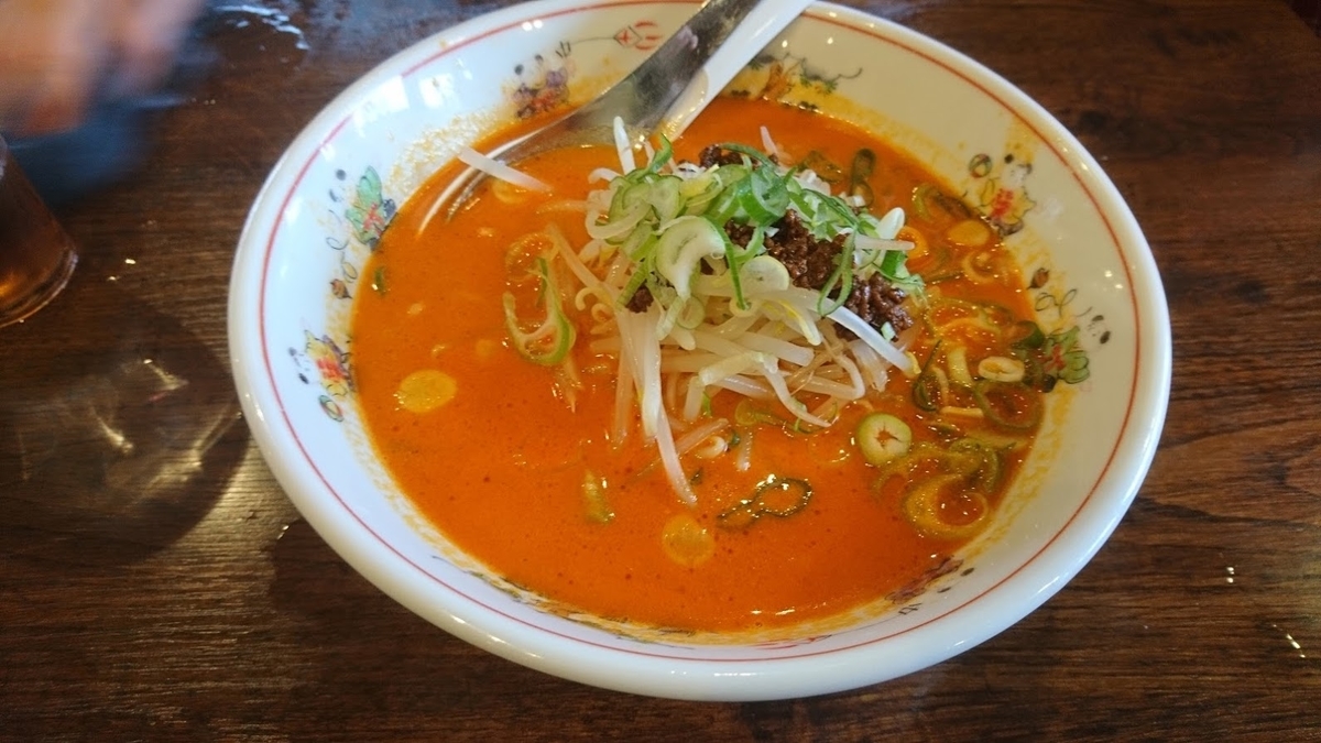 担々麺＠台湾料理昇龍 高岡店