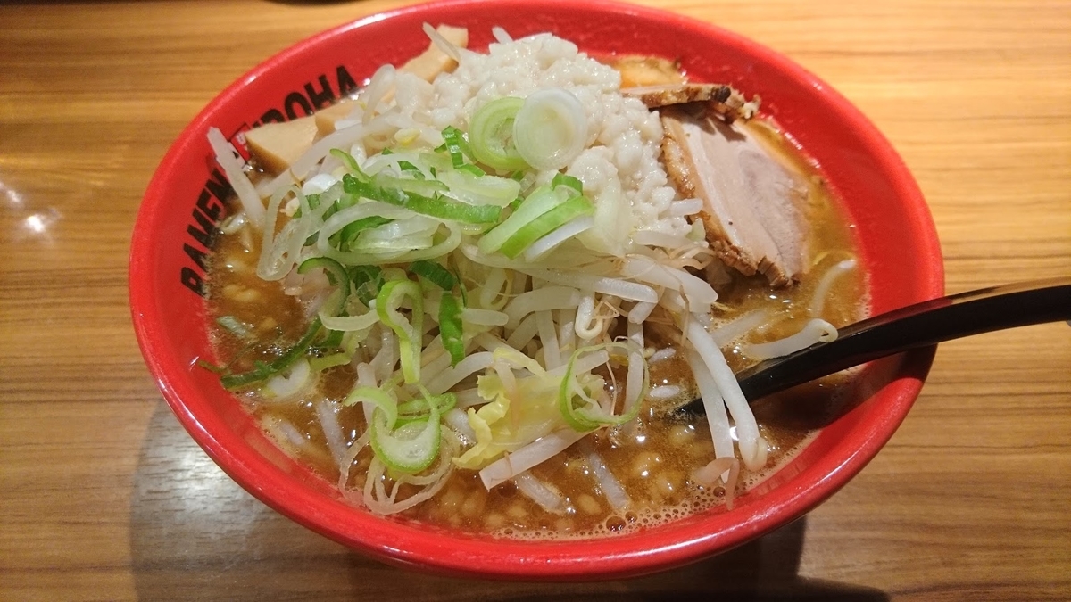 豚骨味噌マシマシらーめん＠麺家いろは 2021年3月8日