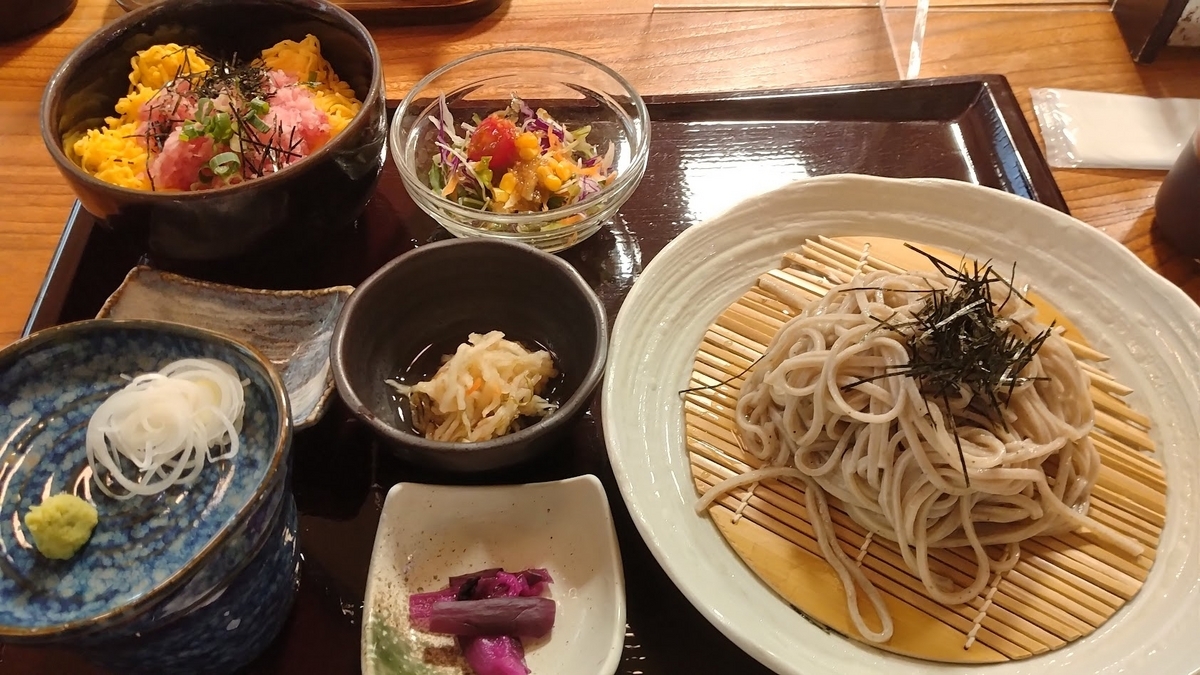 ミニネギトロ丼＠けやき亭（2023年4月5日撮影）