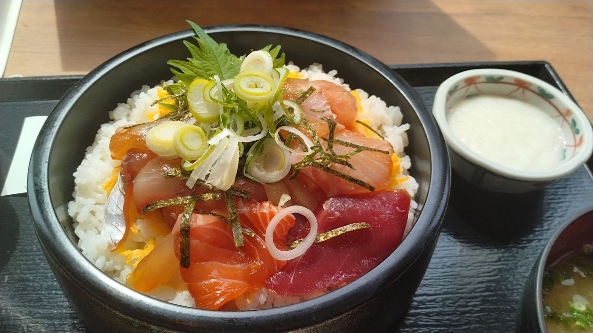 本日のまかない漬丼＠富山湾食堂（2024年3月19日撮影）