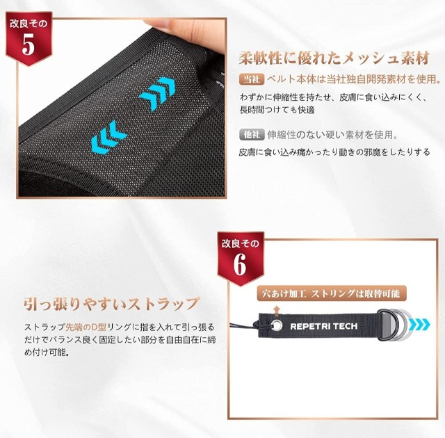 【整体院長監修】REPETRI TECH 腰サポーター 腰用 男女兼用 Amazon | 【整体院長監修】REPETRI TECH 腰サポーター 腰用