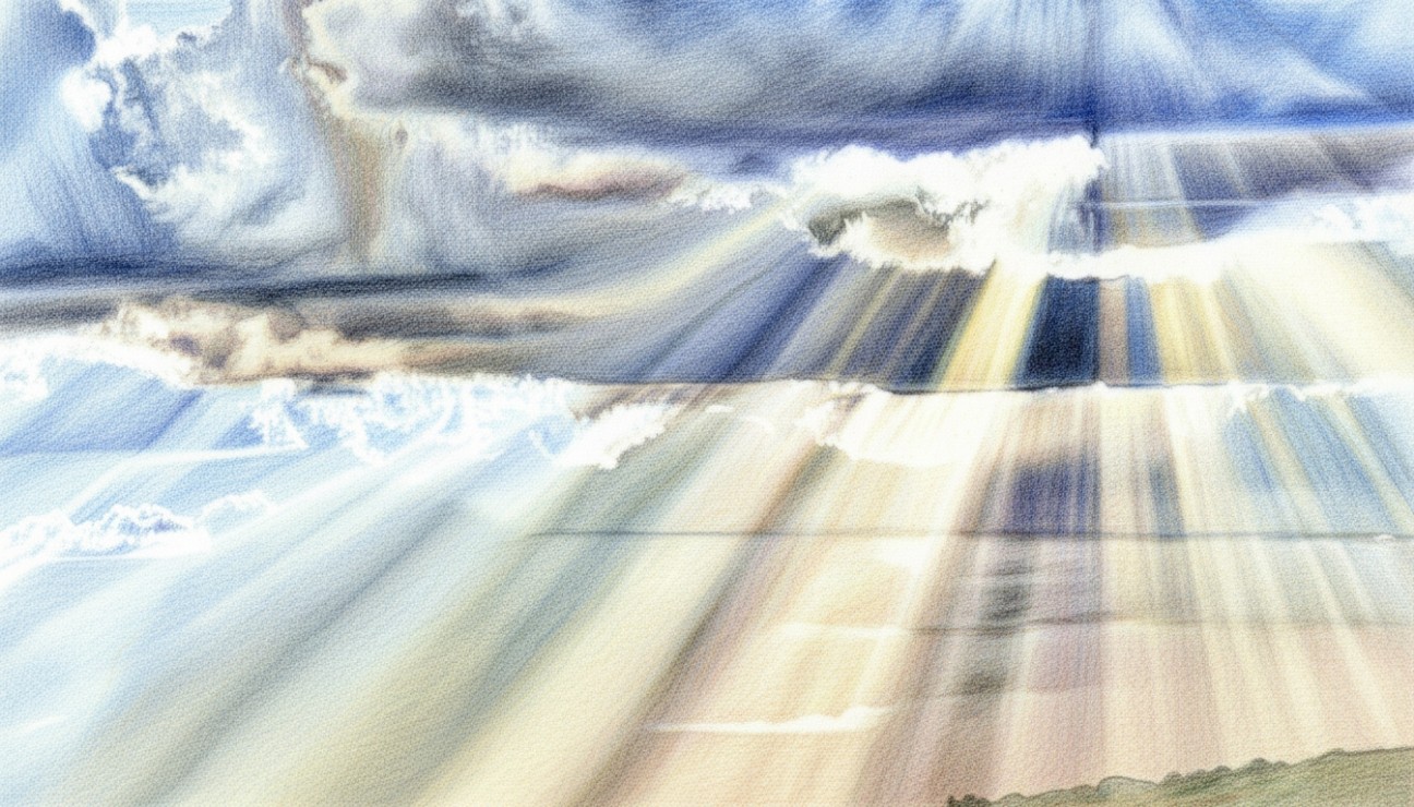 天使の梯子と、空へ昇る光 - ひろきの素敵な日々… blog