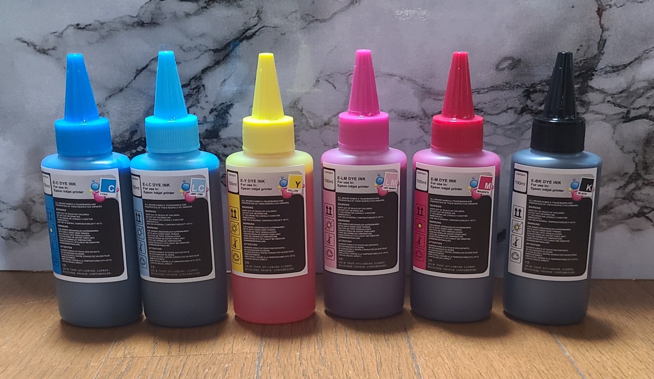 ✨Amazonで届いた！エプソン全機種対応 詰め替えインク6色セット