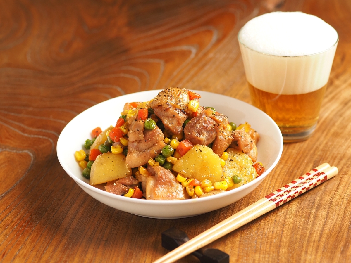 ワンパン「マヨ鶏じゃが」、激ウマすぎて2人分が消えかけた【筋肉料理人】