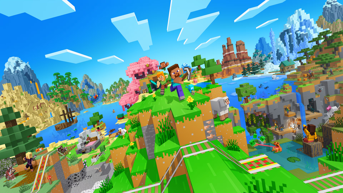 マインクラフト　プレイ画像