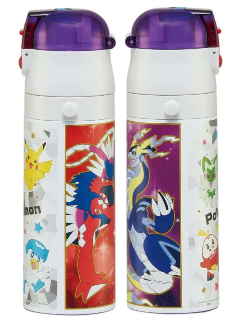 水筒の両面に載っているポケモンが確認できる画像