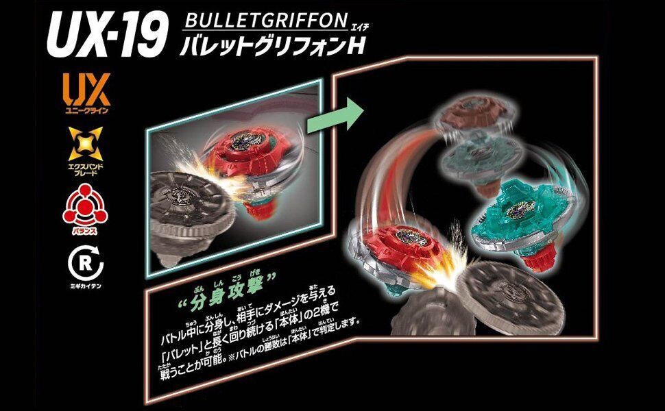 UX-19 バレットグリフォンHの分身ギミックイメージの画像