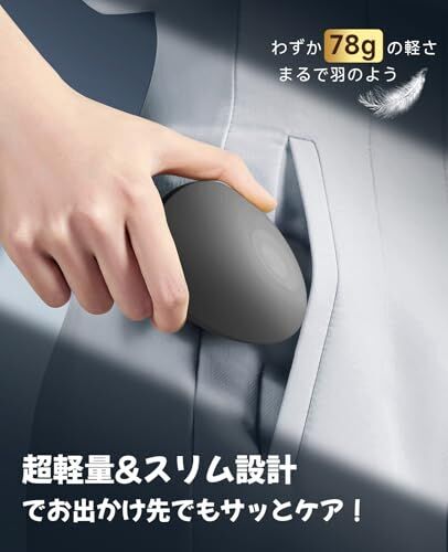 旅行や外出先にも持ち運びしやすいSimmor脱毛器の携帯イメージ画像