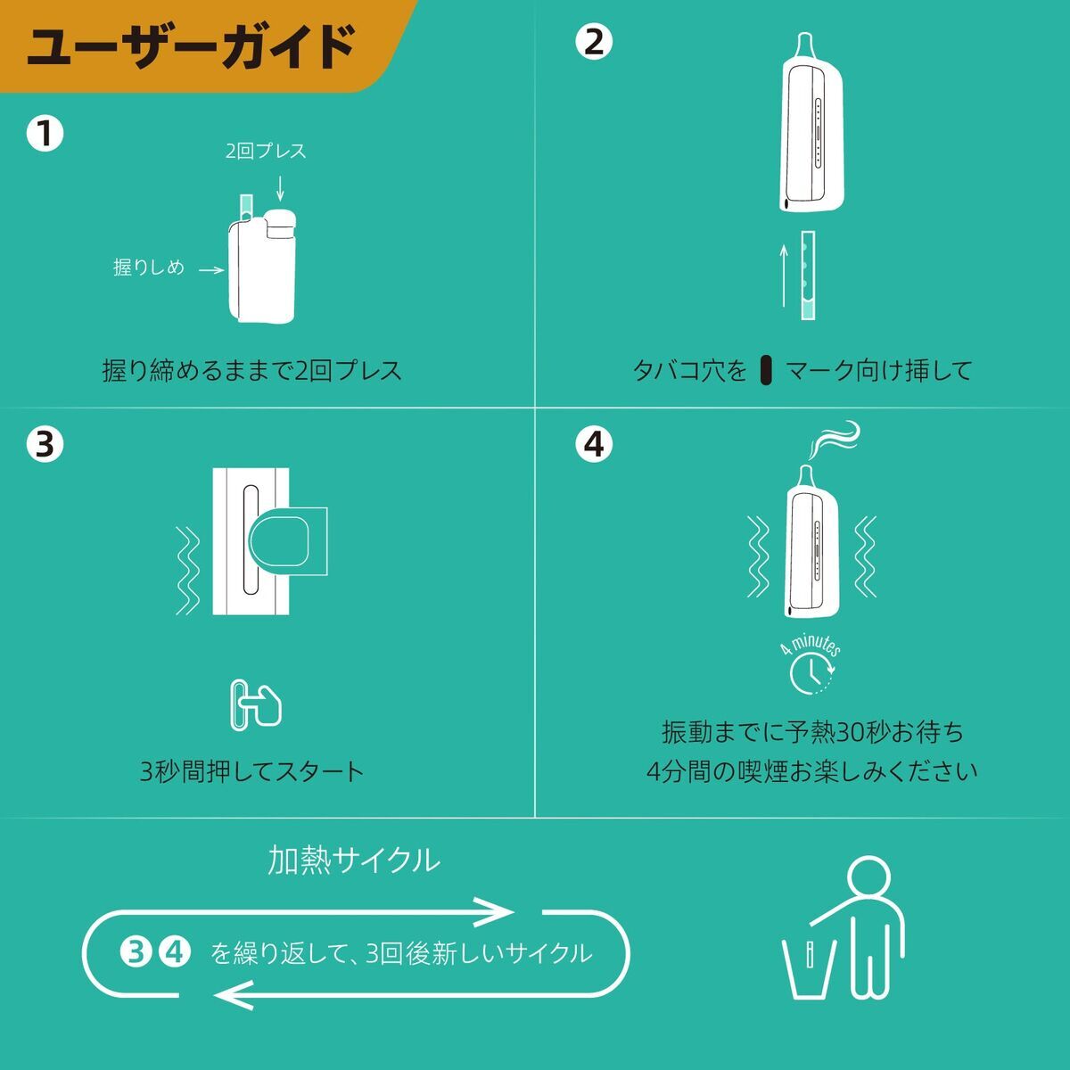 HIMASU 1Be3 Pro+のユーザーガイド画像