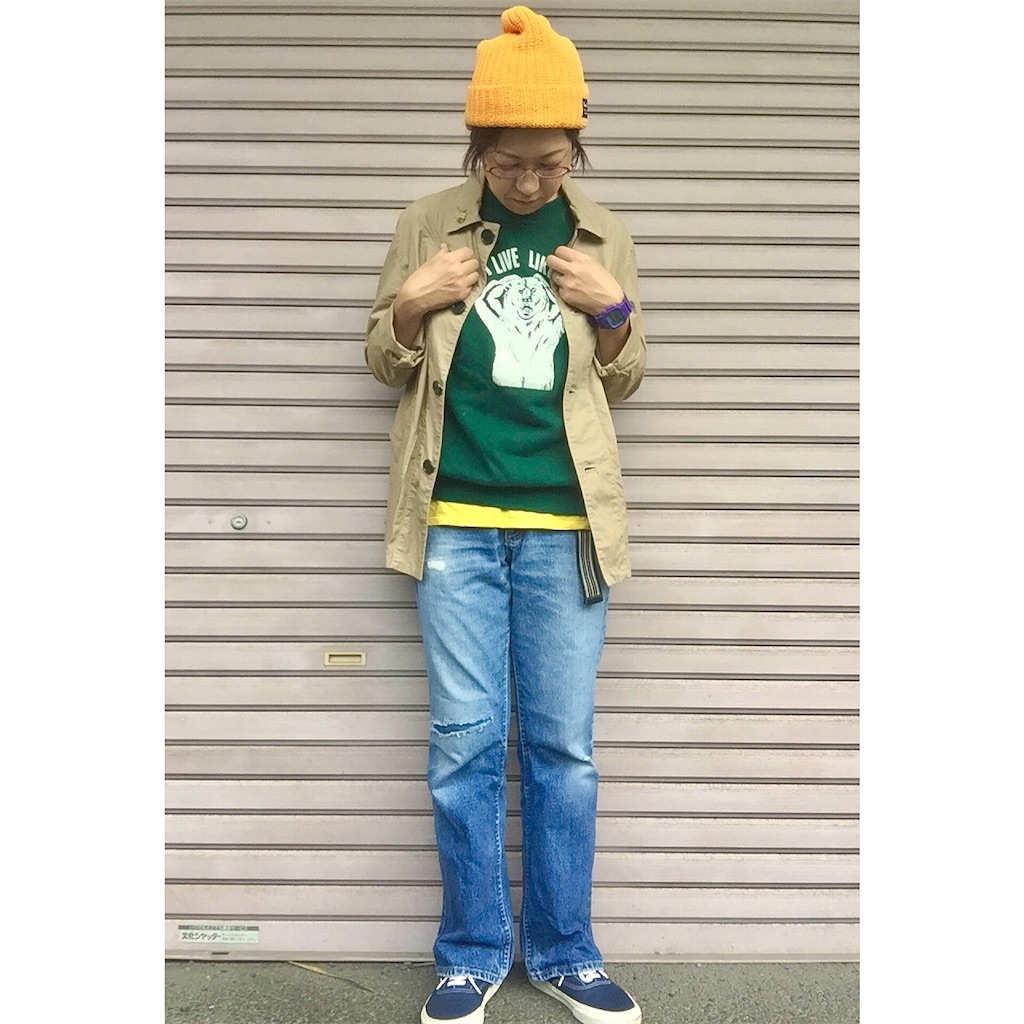 今日の服#97｜古着MIXのちょいオールドスクールなアメカジ