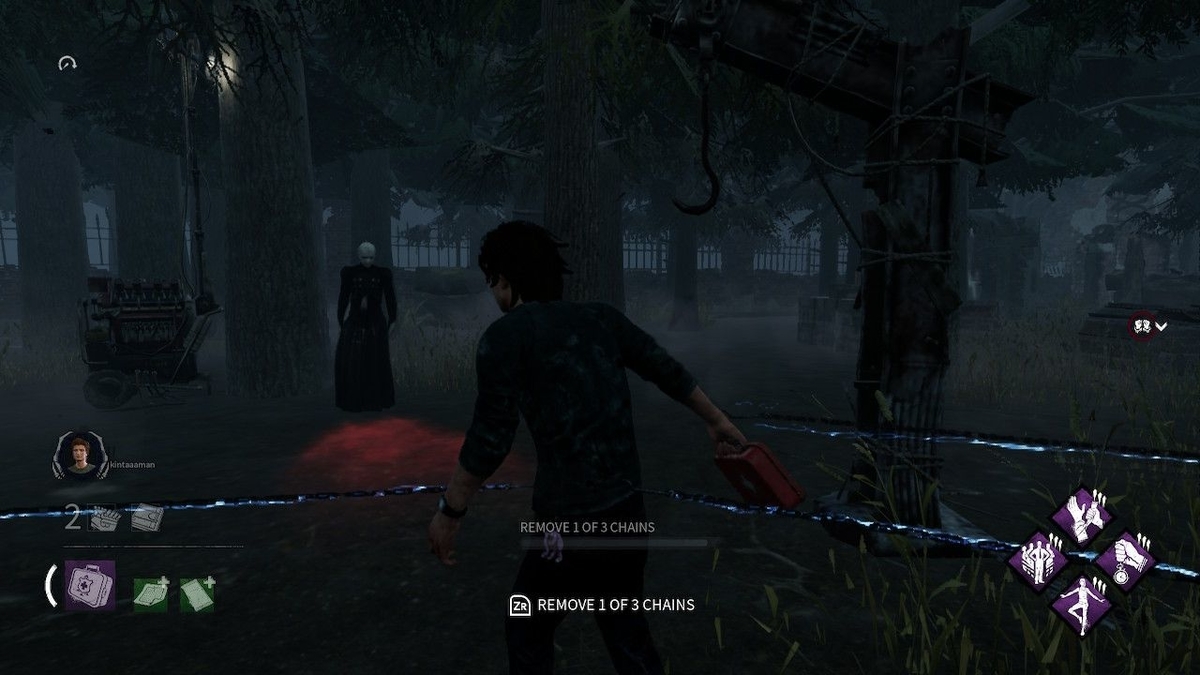 Dbd Switch版の文字が大きすぎる 画質は大幅に向上したけど エラー落ちは大丈夫 デッドバイデイライト 今日のおきん