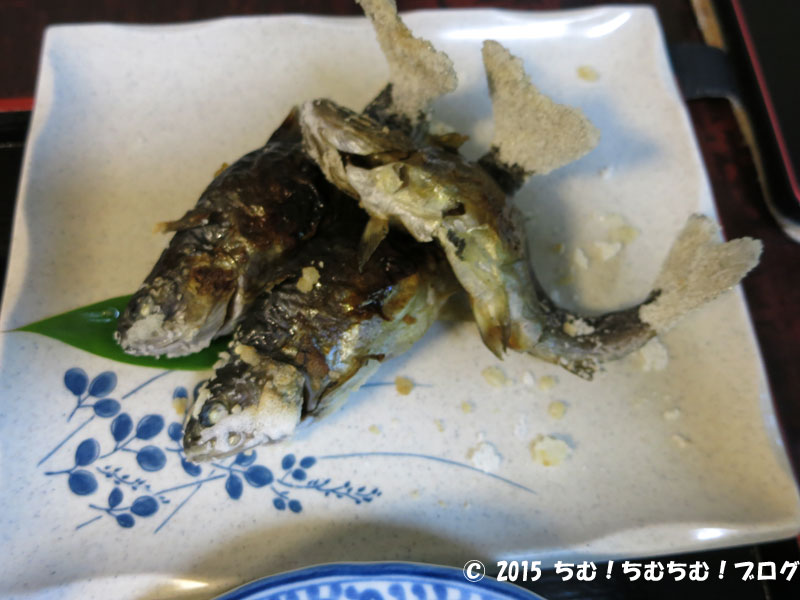 にじますの塩焼き