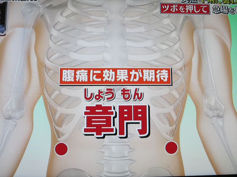名医のthe太鼓判 下痢を止めるツボ 急な腹痛を改善 和らげるツボ 桃子のつぶやき
