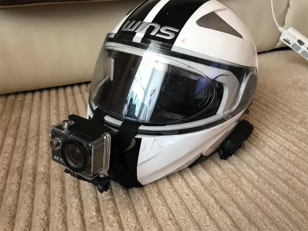 バイクヘルメットにgoproを顎マウントする方法 きぴろの日記