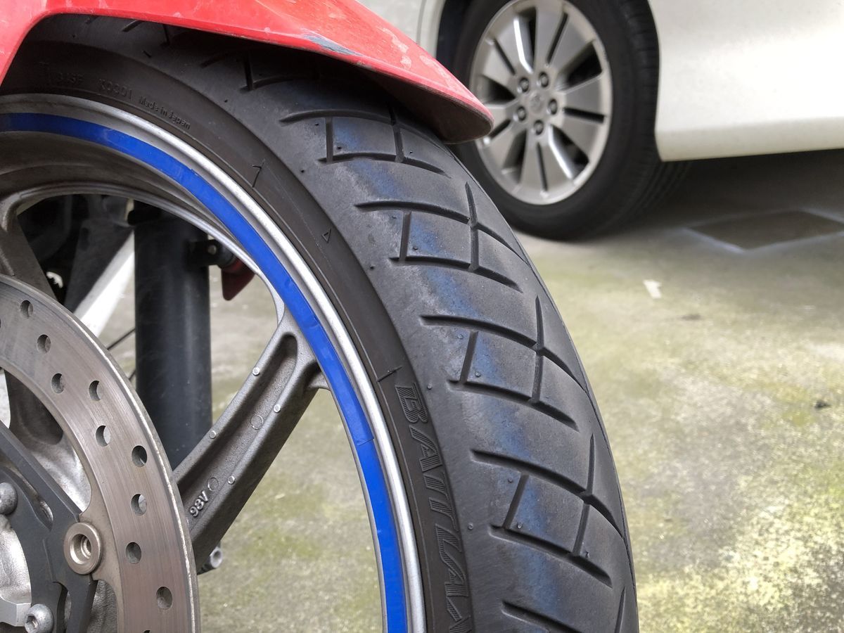 バイクのタイヤの正しい皮むきの方法 きぴろの日記