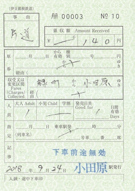 【三江線】出札補充券 伊豆箱根鉄道 出札補充券 2 - きっぷ なんでも屋さん NEXT