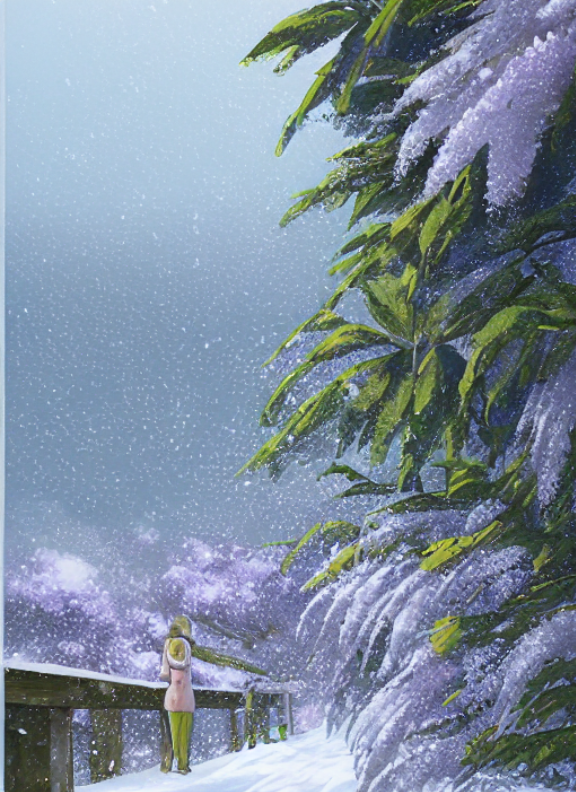 田子の浦に 打出でてみれば 白妙の ふじの高嶺に 雪は降りつつ