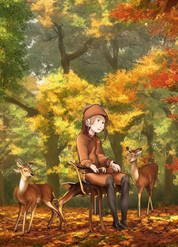 奥山に 紅葉ふみ分け なく鹿の聲きく時ぞ 秋は悲しき