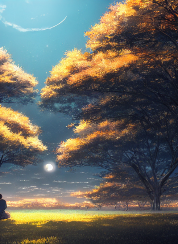 秋風に たなびく雲の 絶間より もれ出づる月の 影のさやけさ