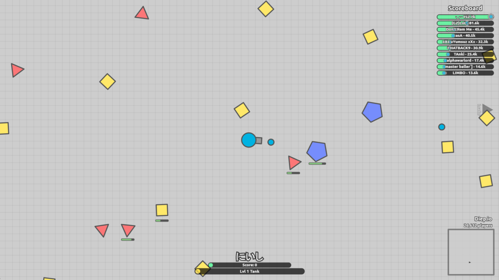 マネて学ぶプログラミング 人気のゲームdiep Ioを作って学習するprocessing 作ってみた編 プログラミング雑記