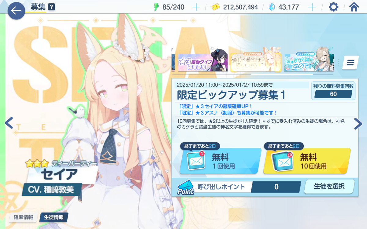 日本未発売・大陸限定・韓国限定ブルーアーカイブ ブルアカ セイア