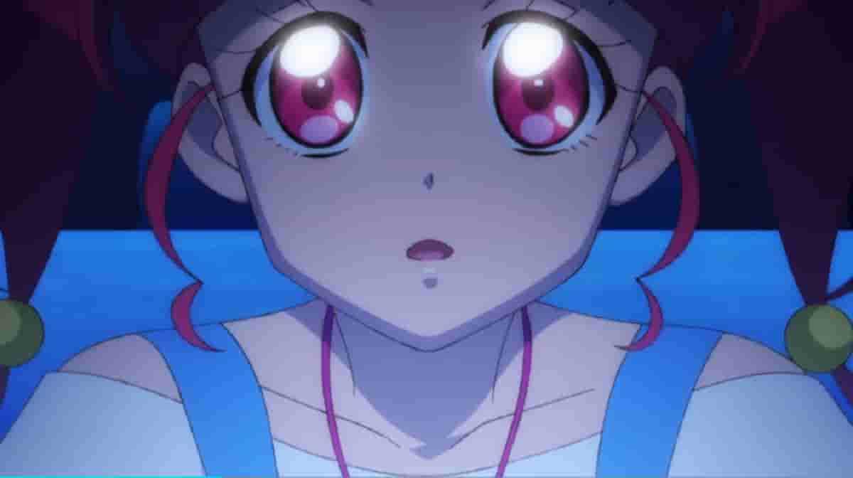 ひかるの顔に光が差し込むシーン
