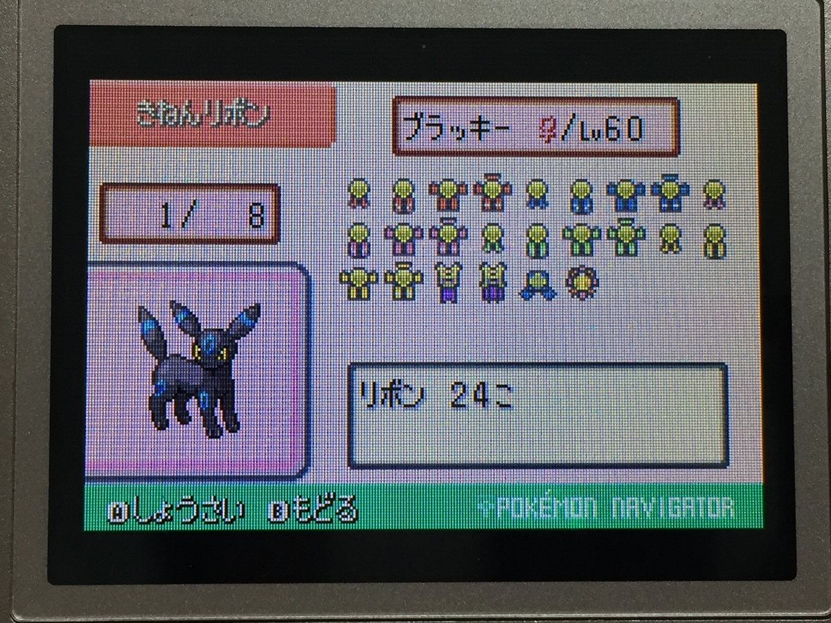 ブラッキーリボンコンプへの道 第3世代 実践編 Mac勢のポケモン記