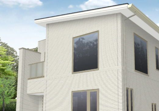 ベランダガラス手摺・アーバン色