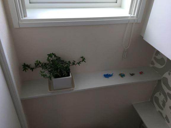 トイレにも緑と海の生き物、パンダ