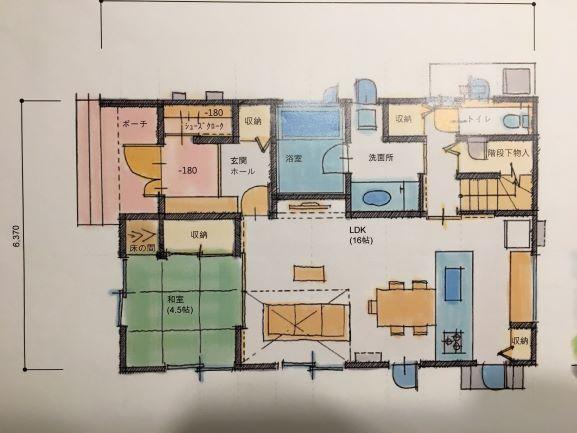 第1階1階間取り