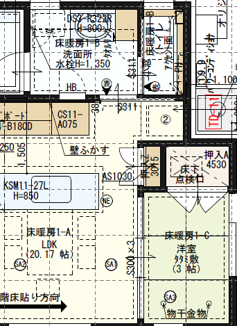 3畳和室と押入れ