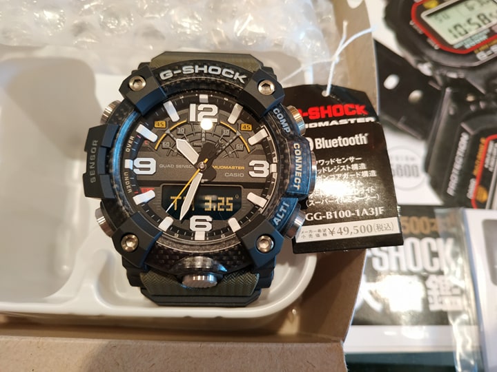 GG-B100-1A3JF(カーキ) #MUDMASTER #マッドマスター #G-SHOCK