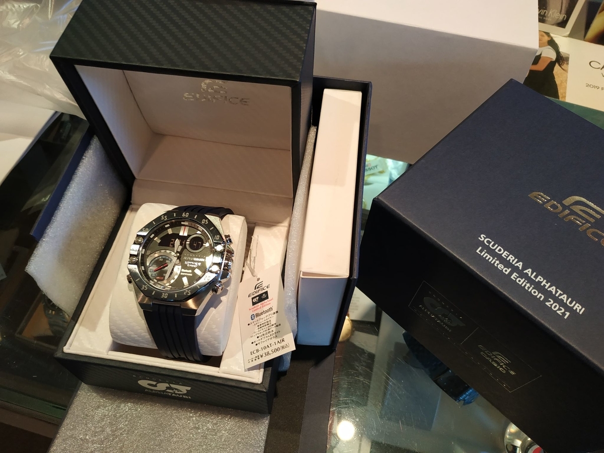 ECB-10AT-1AJR # 在庫あり #希少!! EDIFICE Scuderia AlphaTauri 