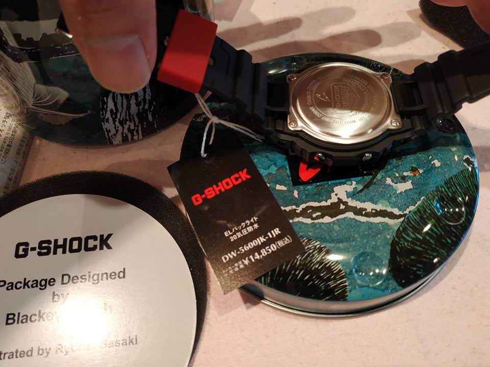 DW-5600JK-1JR ブラック×レッド #錦鯉 #G-SHOCK #昭和三色 #生きた宝石