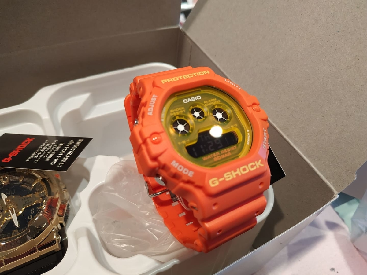 DW-5900TS-4JF #5900シリーズ #在庫あり #動画あり #オレンジ #G-SHOCK