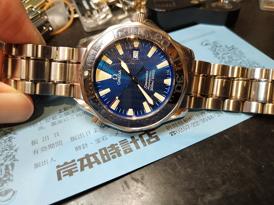 OMEGA #オメガ #Seamaster #シーマスター #電池交換 #修理