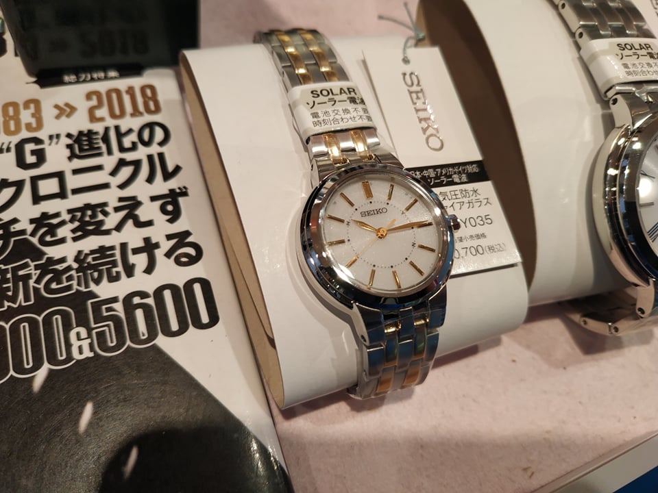 SSDY035 #新作 #レディス #ゴールド×ホワイト #セイコー#セレクション