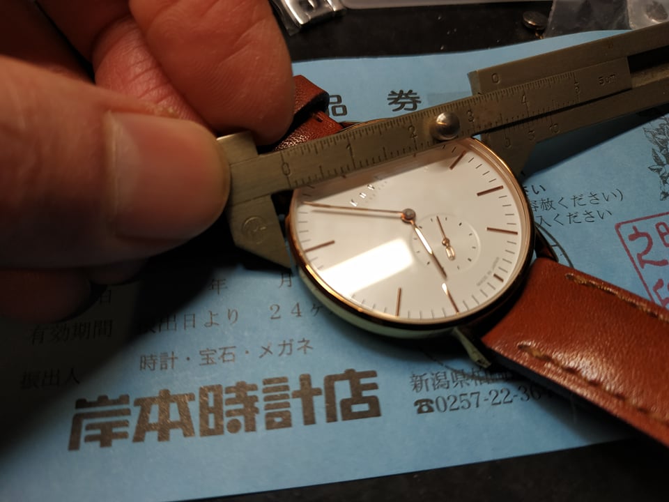 CS-36RGWH #ノット #knot #36mm #腕時計 #アナログ #白文字盤