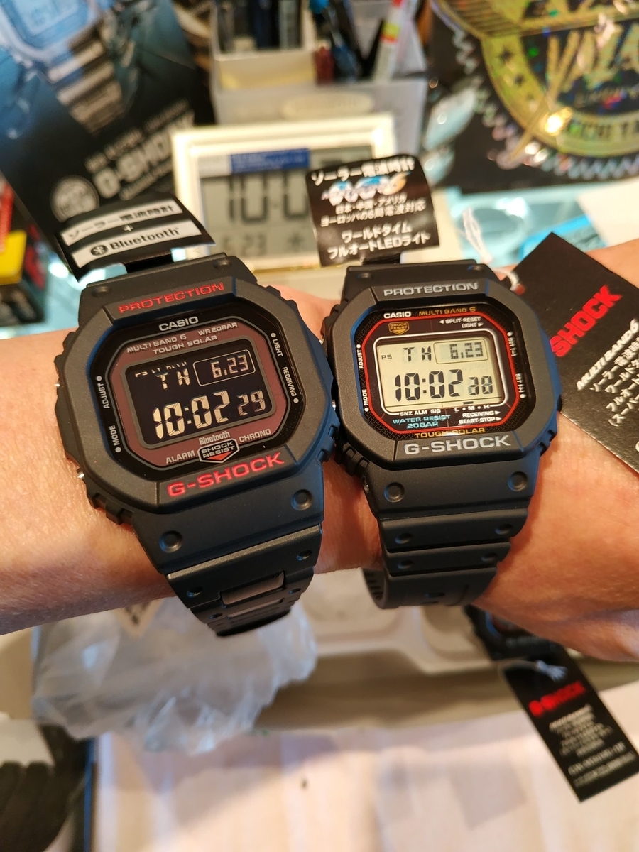 GW-B5600HR-1JF #簡単脱着ワンタッチ #Gはやっぱり四角でしょ