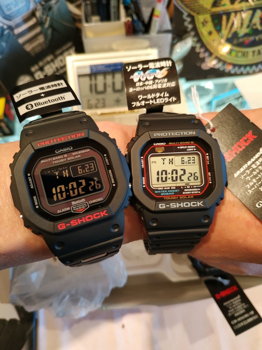 GW-B5600HR-1JF #簡単脱着ワンタッチ #Gはやっぱり四角でしょ
