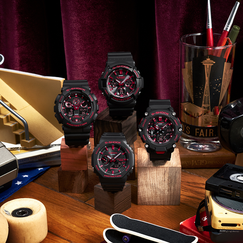 GA-B2100BNR-1AJF #ブラックレッド #IGNITE RED #タフソーラー