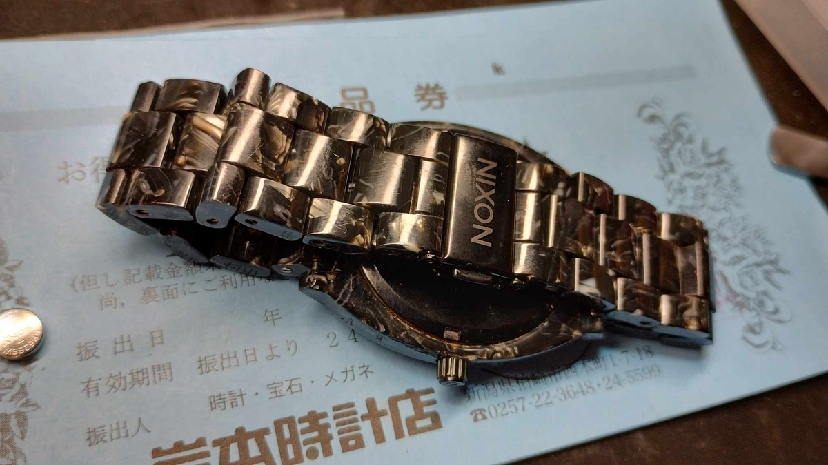 NIXON】 #ニクソン #Nixon #電池交換 #ブラック #39mm #タイムテラー 
