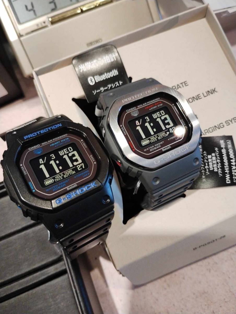 DW-H5600MB-8JR #G-SQUAD #メタルベゼル #G-SHOCK #ワークアウト #心拍