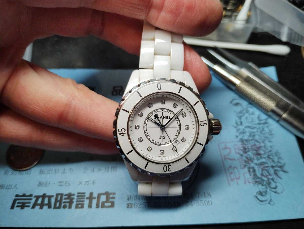 さ*ん様 新品仕上げ　CHANEL J12 H0682 レディース腕時計　電池新 さ*ん様 新品仕上げ CHANEL J12 H0682 レディース腕時計 電池新