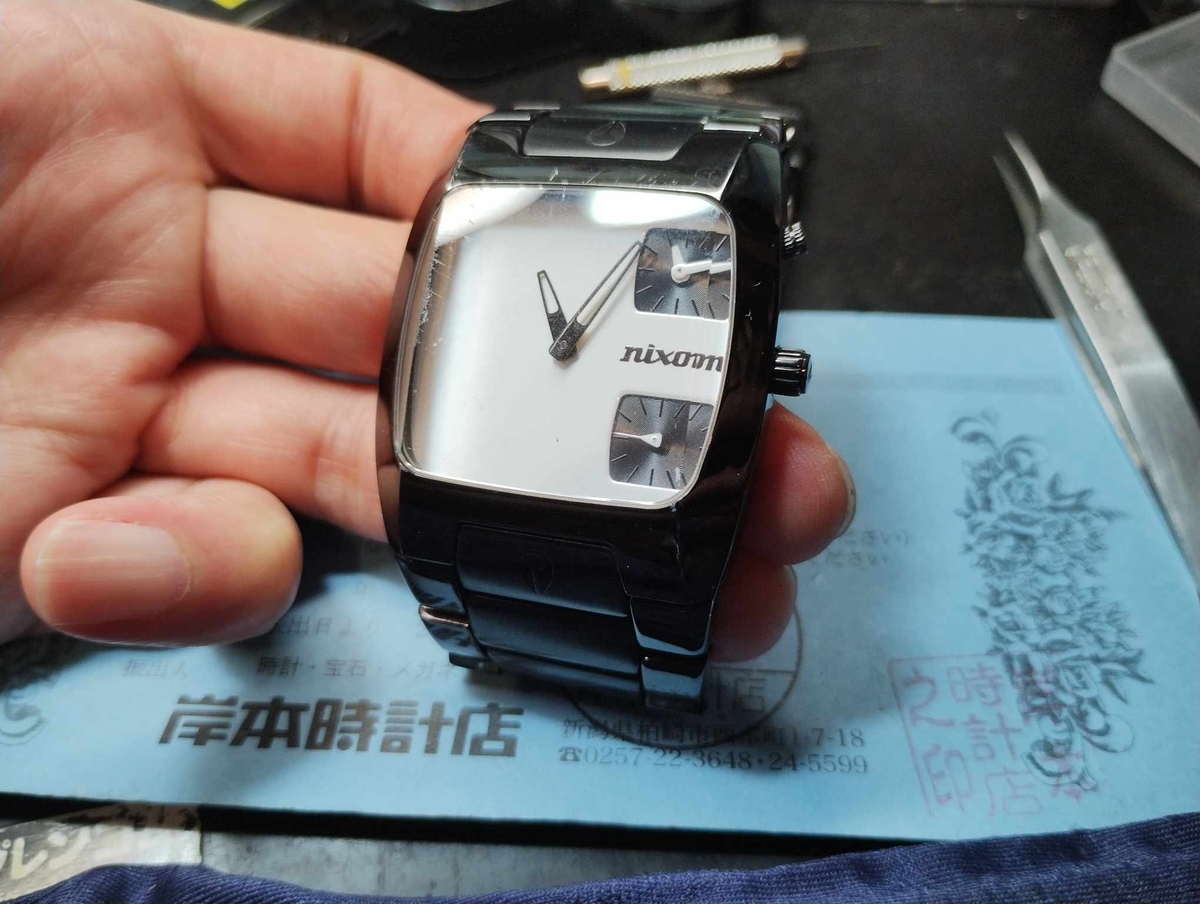 NIXON #ニクソン #時計 #電池交換 #新潟県 #柏崎市 #岸本時計店 #THE