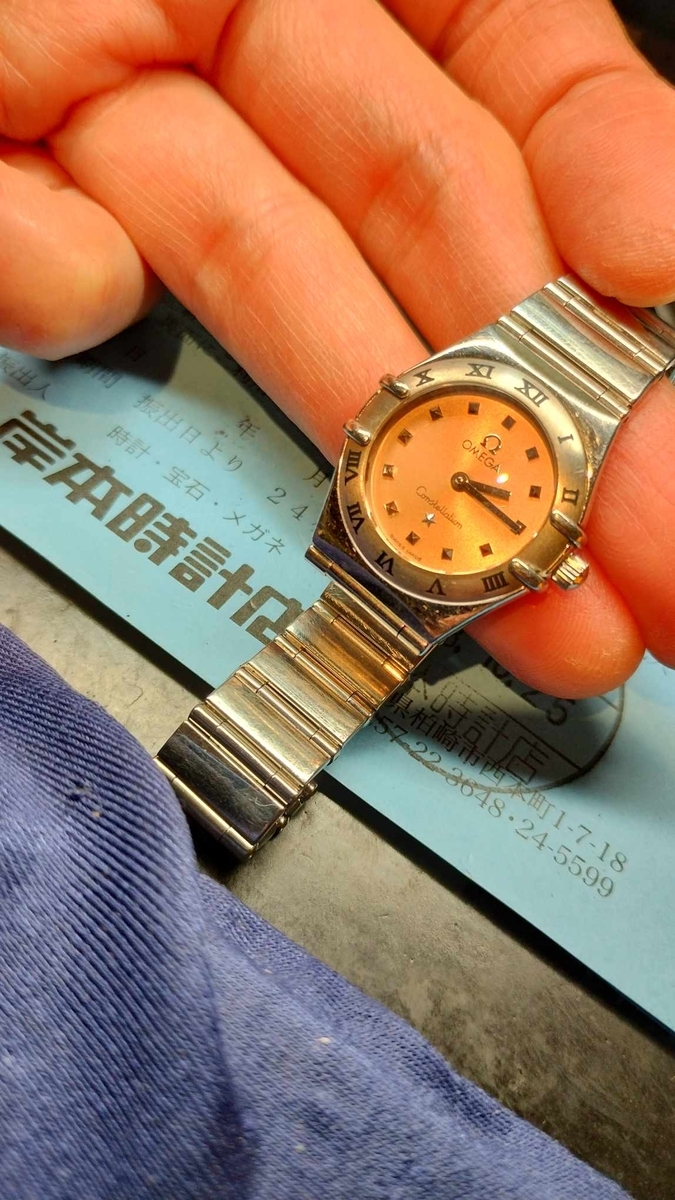 OMEGA #オメガ #電池交換 #新潟県 #柏崎市 #岸本時計店 #コンステ