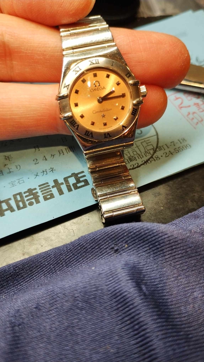 OMEGA #オメガ #電池交換 #新潟県 #柏崎市 #岸本時計店 #コンステ