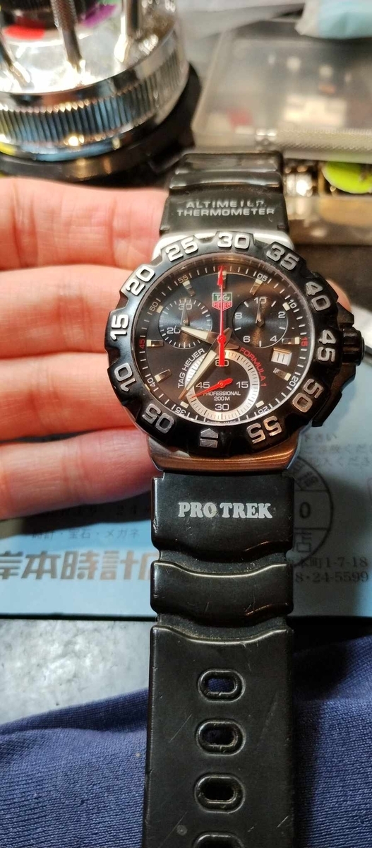 タグホイヤー #TAG Heuer #電池交換 #新潟県 #柏崎市 #岸本時計店