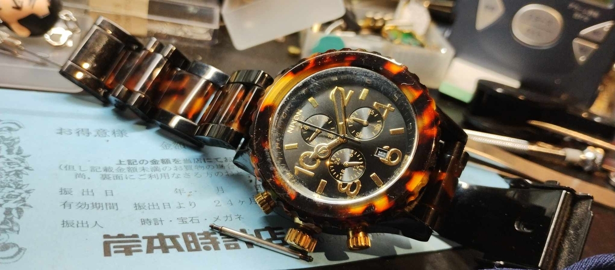 NIXON #ニクソン #時計 #電池交換 #新潟県 #柏崎市 #岸本時計店