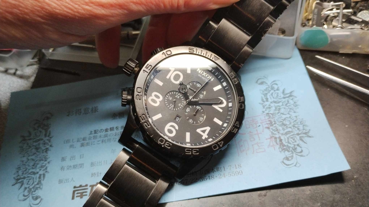 NIXON #ニクソン #時計 #電池交換 #新潟県 #柏崎市 #岸本時計店 #THE